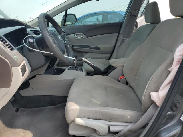 2HGFB2F52CH572630 - 2012 HONDA CIVIC LX ნაცრისფერი ფოტო 7