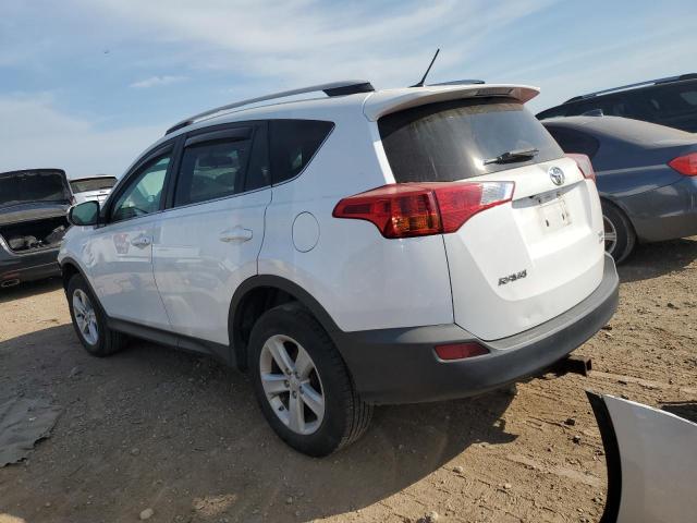 2T3RFREV8DW071673 - 2013 TOYOTA RAV4 XLE WHITE photo 2