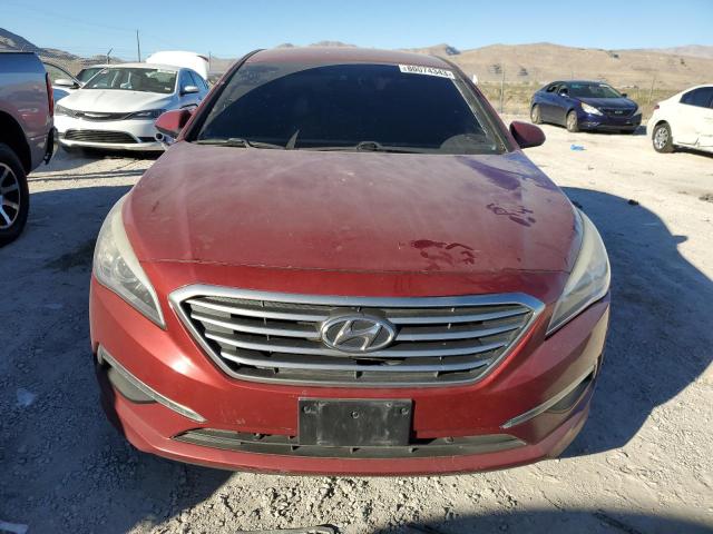 5NPE24AFXFH001209 - 2015 HYUNDAI SONATA SE RED photo 5