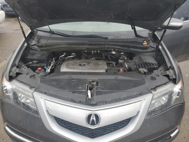 2HNYD2H69AH504064 - 2010 ACURA MDX TECHNOLOGY GRAY photo 11