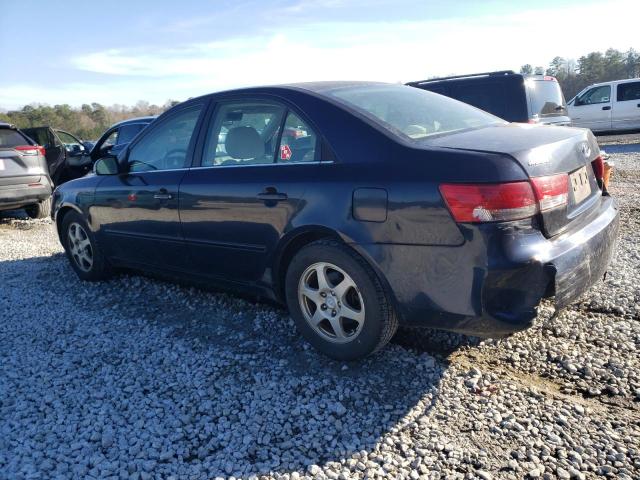 5NPEU46F16H151857 - 2006 HYUNDAI SONATA GLS BLUE photo 2