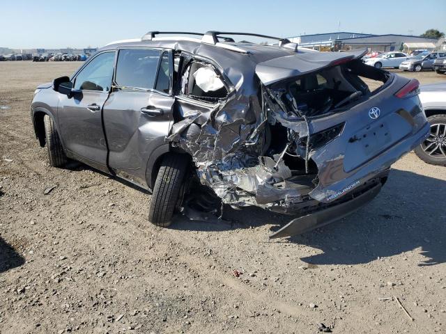 5TDHZRAH9NS123365 - 2022 TOYOTA HIGHLANDER XLE ნაცრისფერი ფოტო 2