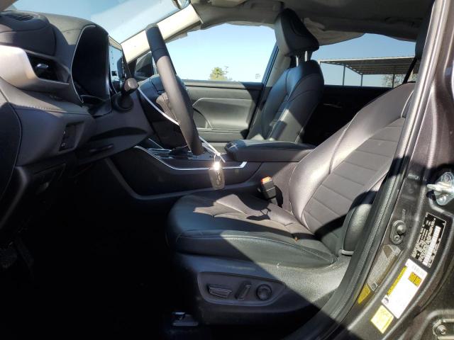 5TDHZRAH9NS123365 - 2022 TOYOTA HIGHLANDER XLE ნაცრისფერი ფოტო 7