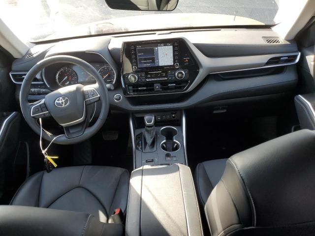 5TDHZRAH9NS123365 - 2022 TOYOTA HIGHLANDER XLE ნაცრისფერი ფოტო 8