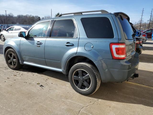 1FMCU0D75BKA32244 - 2011 FORD ESCAPE XLT TEAL photo 2