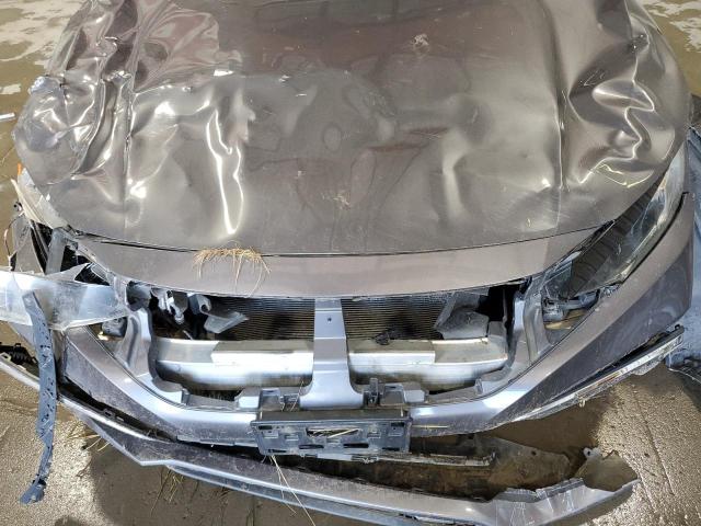 2HGFC2F61KH554737 - 2019 HONDA CIVIC LX ნაცრისფერი ფოტო 11
