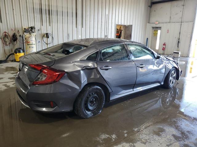 2HGFC2F61KH554737 - 2019 HONDA CIVIC LX ნაცრისფერი ფოტო 3
