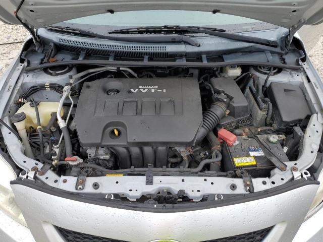 2T1BU4EE9AC302211 - 2010 TOYOTA COROLLA BASE SILVER photo 11