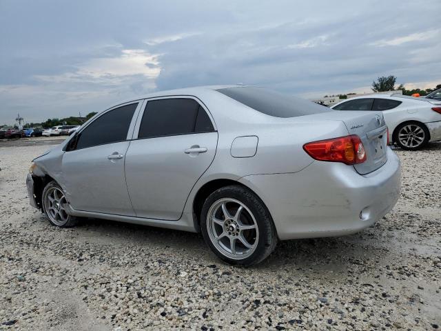 2T1BU4EE9AC302211 - 2010 TOYOTA COROLLA BASE SILVER photo 2