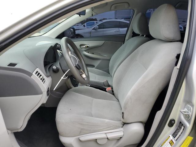 2T1BU4EE9AC302211 - 2010 TOYOTA COROLLA BASE SILVER photo 7