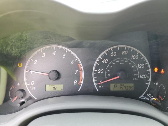 2T1BU4EE9AC302211 - 2010 TOYOTA COROLLA BASE SILVER photo 9