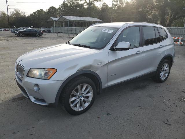 5UXWX9C51E0D17022 - 2014 BMW X3 XDRIVE28I SILVER photo 1