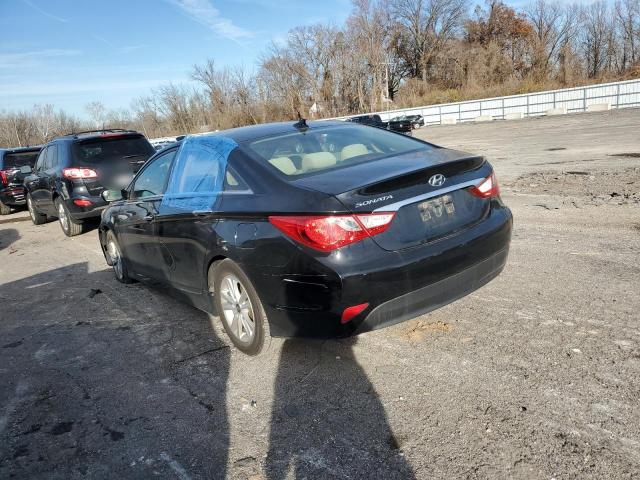 5NPEB4AC1EH838676 - 2014 HYUNDAI SONATA GLS BLACK photo 2