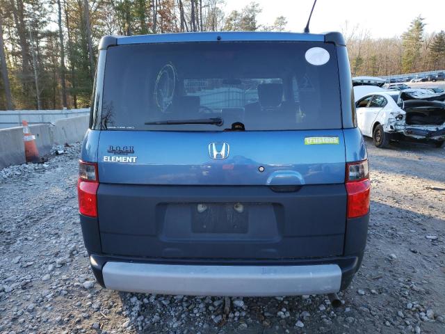 5J6YH28397L008736 - 2007 HONDA ELEMENT LX BLUE photo 6