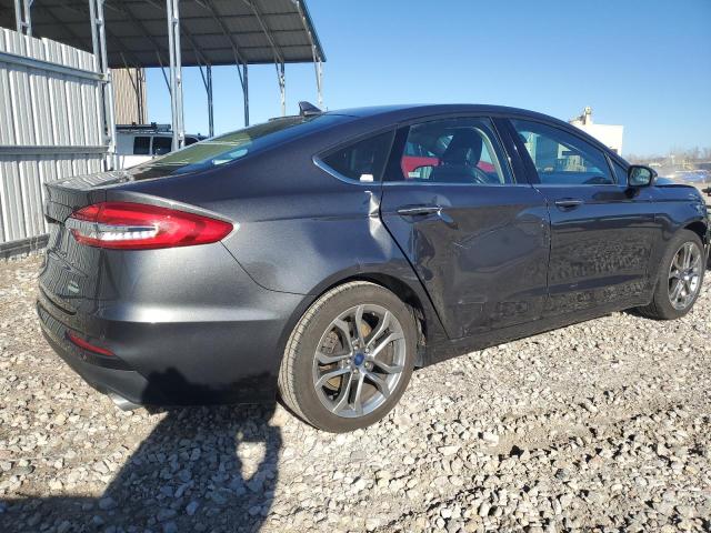 3FA6P0CD4LR207974 - 2020 FORD FUSION SEL GRAY photo 3