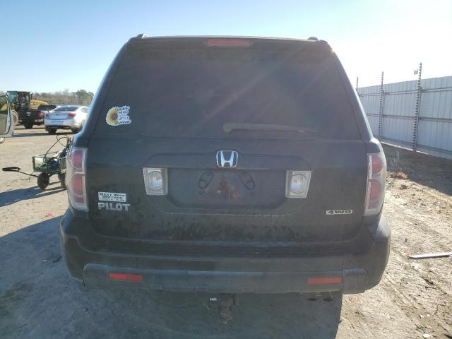 5FNYF18416B013249 - 2006 HONDA PILOT EX BLACK photo 6