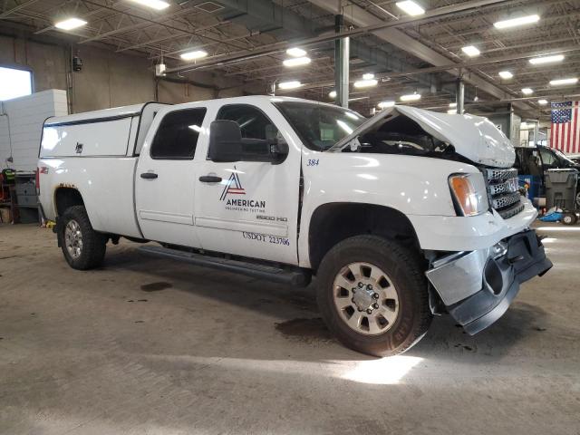 1GT120C89DF243650 - 2013 GMC SIERRA K2500 SLE WHITE photo 4