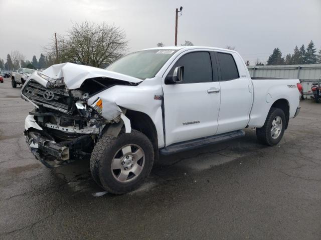 5TFBV58117X031098 - 2007 TOYOTA TUNDRA DOUBLE CAB LIMITED WHITE photo 1