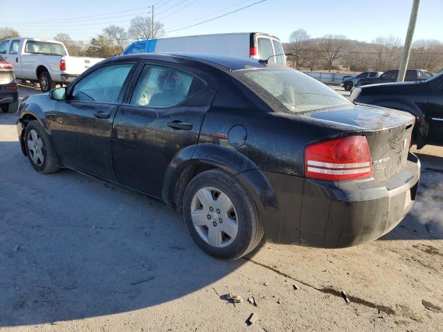 1B3LC46K28N125988 - 2008 DODGE AVENGER SE BLACK photo 2