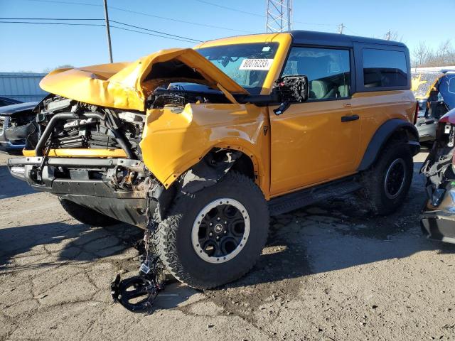 1FMDE5CPXNLB44715 - 2022 FORD BRONCO BASE YELLOW photo 1