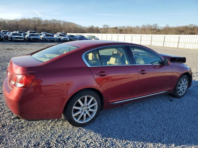 JTHCH96S760018196 - 2006 LEXUS GS 300 RED photo 3