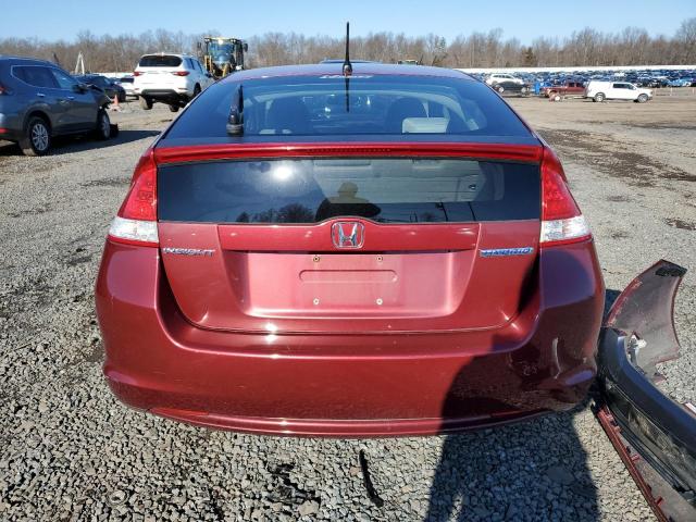 JHMZE2H54AS011186 - 2010 HONDA INSIGHT LX RED photo 6