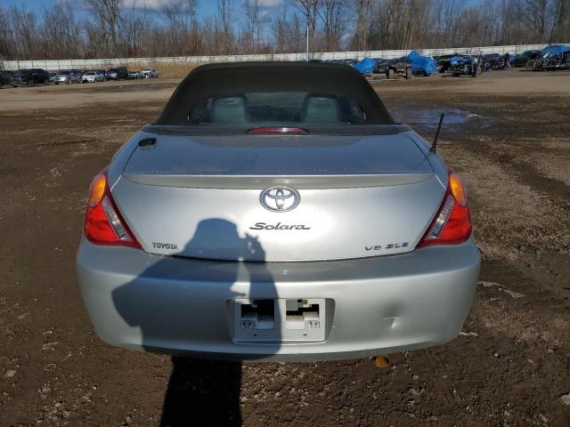 4T1FA38P55U054139 - 2005 TOYOTA CAMRY SOLA SE GRAY photo 6