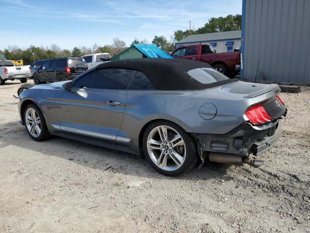 1FATP8UH2M5132408 - 2021 FORD MUSTANG GRAY photo 2