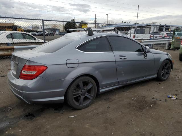 WDDGJ4HBXCF740526 - 2012 MERCEDES-BENZ C 250 GRAY photo 3