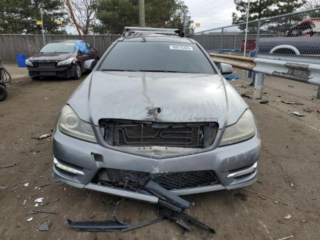 WDDGJ4HBXCF740526 - 2012 MERCEDES-BENZ C 250 GRAY photo 5