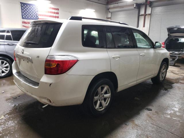 JTEDS41A292089089 - 2009 TOYOTA HIGHLANDER WHITE photo 3