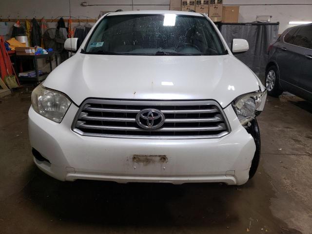 JTEDS41A292089089 - 2009 TOYOTA HIGHLANDER WHITE photo 5