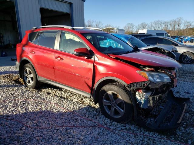 JTMRFREV3FD155044 - 2015 TOYOTA RAV4 XLE RED photo 4