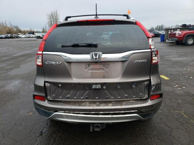 5J6RM4H93GL114289 - 2016 HONDA CR-V TOURING BROWN photo 6