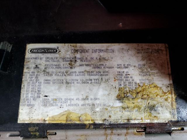 1FUJGLBG9CSBM1813 - 2012 FREIGHTLINER CASCADIA 125 白色 照片 10