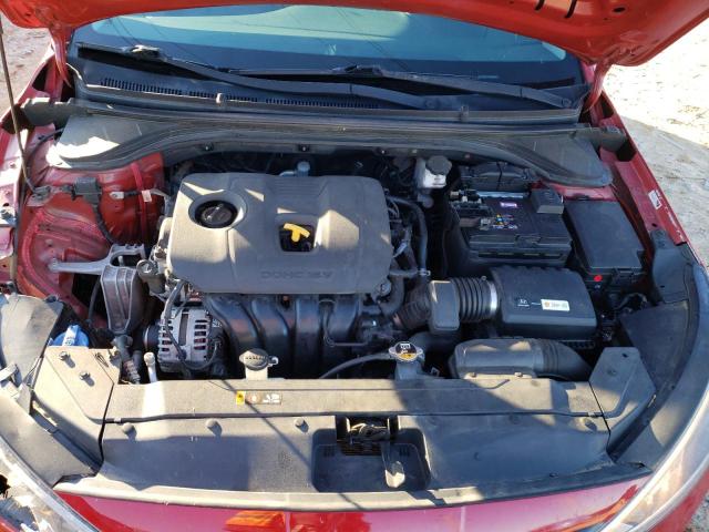 KMHD74LF4KU885640 - 2019 HYUNDAI ELANTRA SE RED photo 11