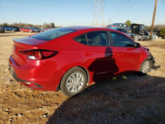 KMHD74LF4KU885640 - 2019 HYUNDAI ELANTRA SE RED photo 3