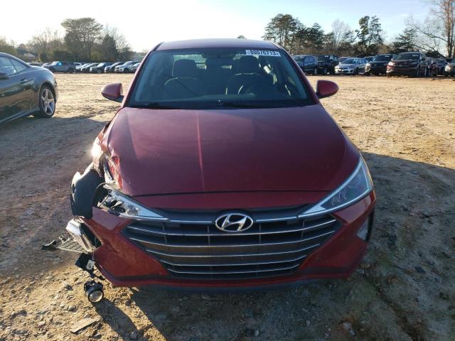 KMHD74LF4KU885640 - 2019 HYUNDAI ELANTRA SE RED photo 5