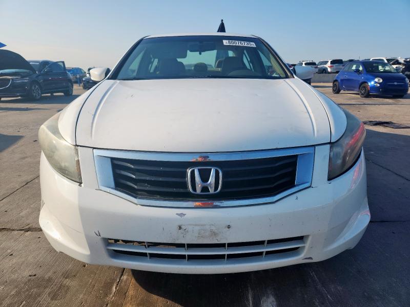 1HGCP26839A084356 - 2009 HONDA ACCORD EXL WHITE photo 5