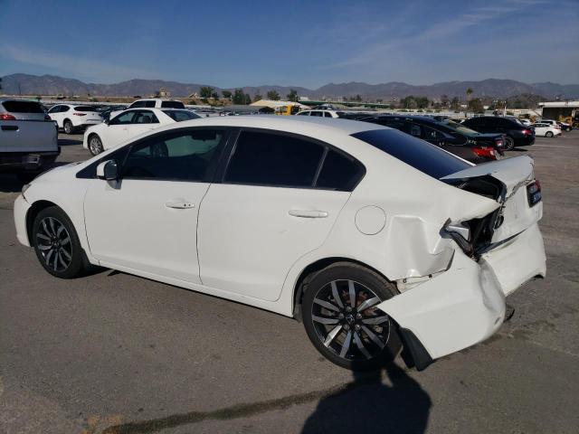 19XFB2F98EE275037 - 2014 HONDA CIVIC EXL Սպիտակ լուսանկար 2