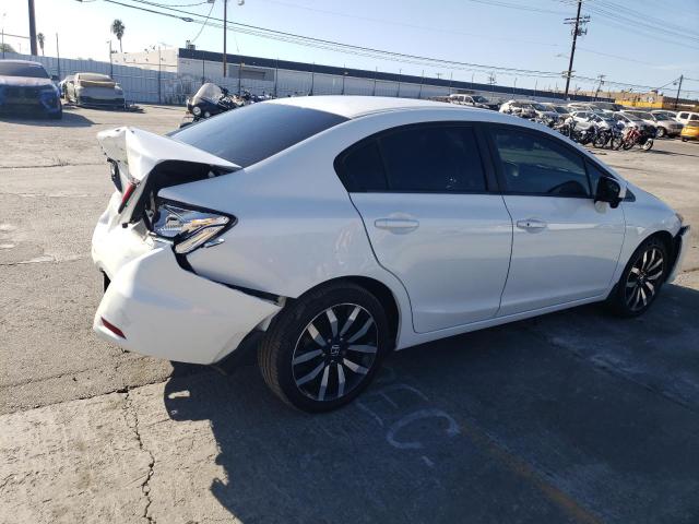 19XFB2F98EE275037 - 2014 HONDA CIVIC EXL WHITE photo 3