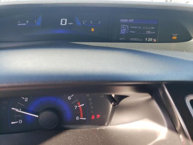 19XFB2F98EE275037 - 2014 HONDA CIVIC EXL Սպիտակ լուսանկար 9