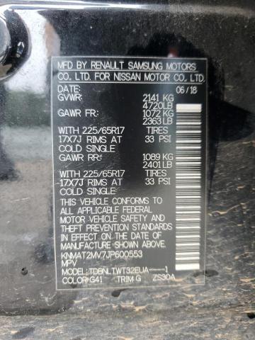 KNMAT2MV7JP600553 - 2018 NISSAN ROGUE S 黑色 照片 14