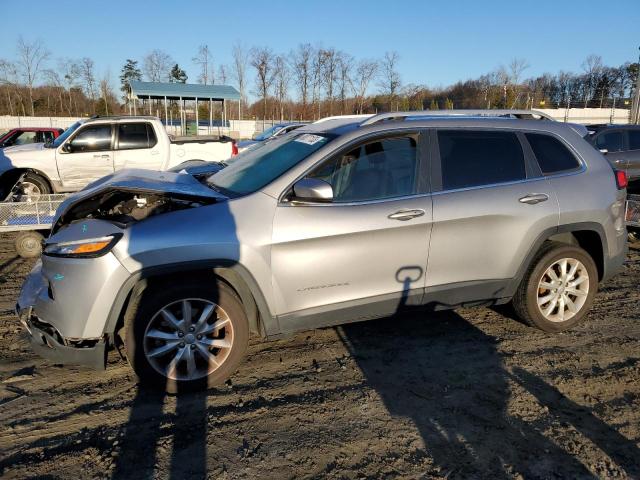 1C4PJLDB5FW770516 - 2015 JEEP CHEROKEE LIMITED SILVER photo 1