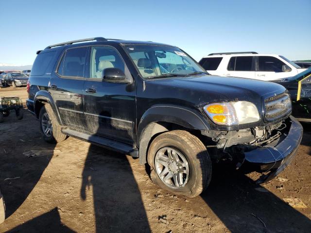 5TDBT48A84S210885 - 2004 TOYOTA SEQUOIA LIMITED BLACK photo 4