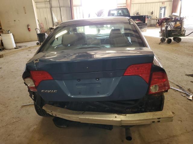 1HGFA16876L133034 - 2006 HONDA CIVIC EX BLUE photo 6