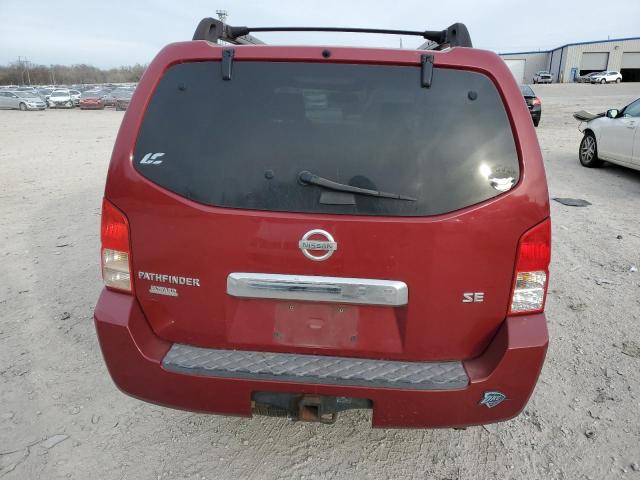 5N1AR18U36C636499 - 2006 NISSAN PATHFINDER LE RED photo 6