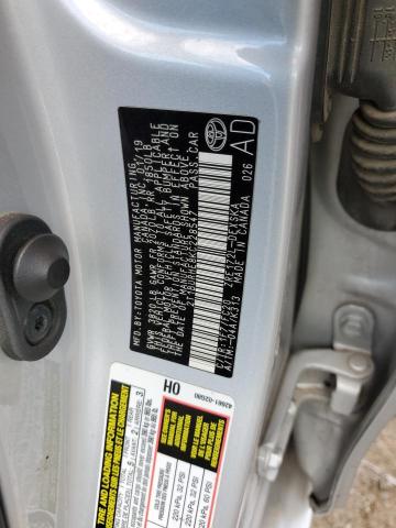 2T1BURHE8KC228547 - 2019 TOYOTA COROLLA L Күміс фото 12