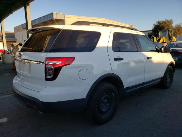 1FM5K7B83EGA17607 - 2014 FORD EXPLORER WHITE photo 3