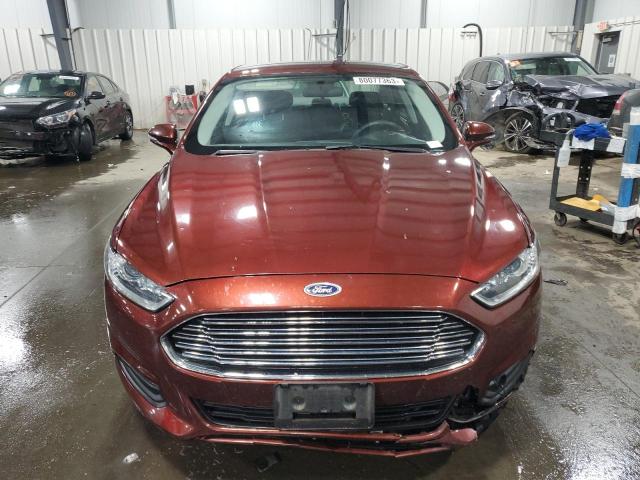 3FA6P0H79FR183078 - 2015 FORD FUSION SE BROWN photo 5